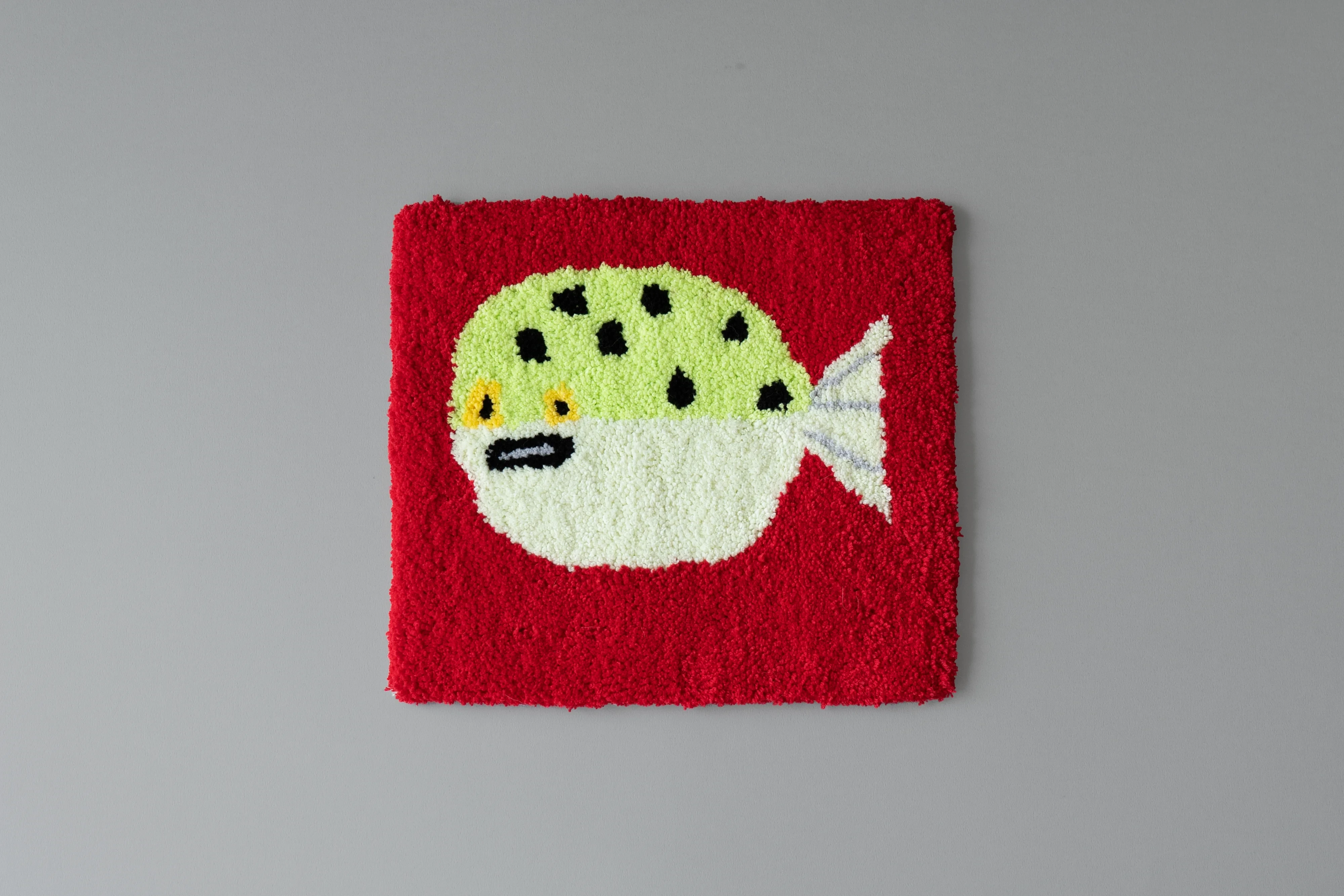 Green blowfish Mat